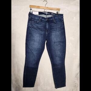 (30) NWT 7 For All Mankind Gwenevere ankle jeans, Sz 32